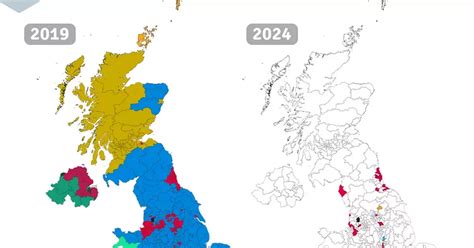 UK general election 2024: Live results map .